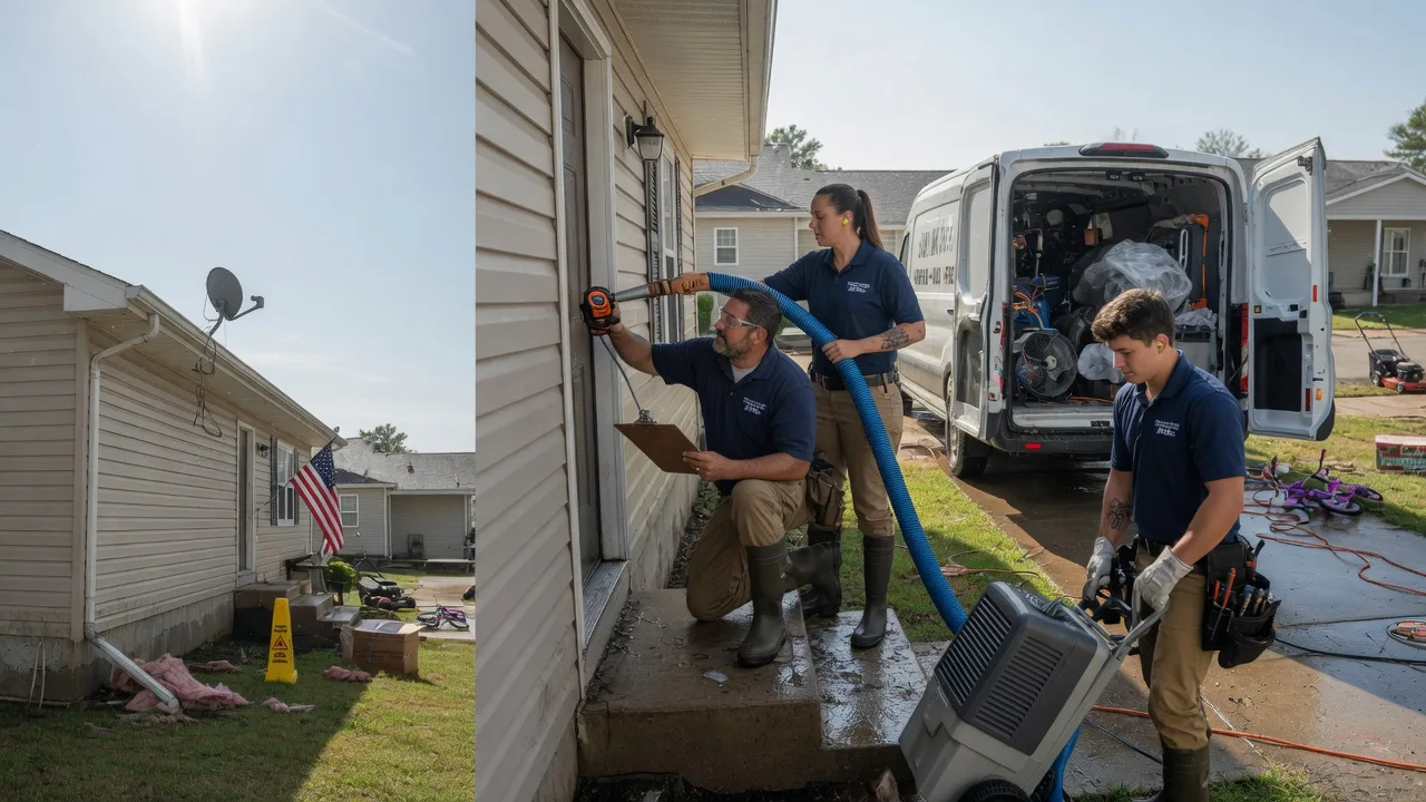 Ceiling Water Damage Restoration in Woodside, DE near me